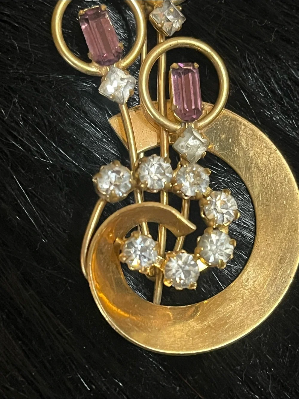 Vintage Rhinestone Brooch